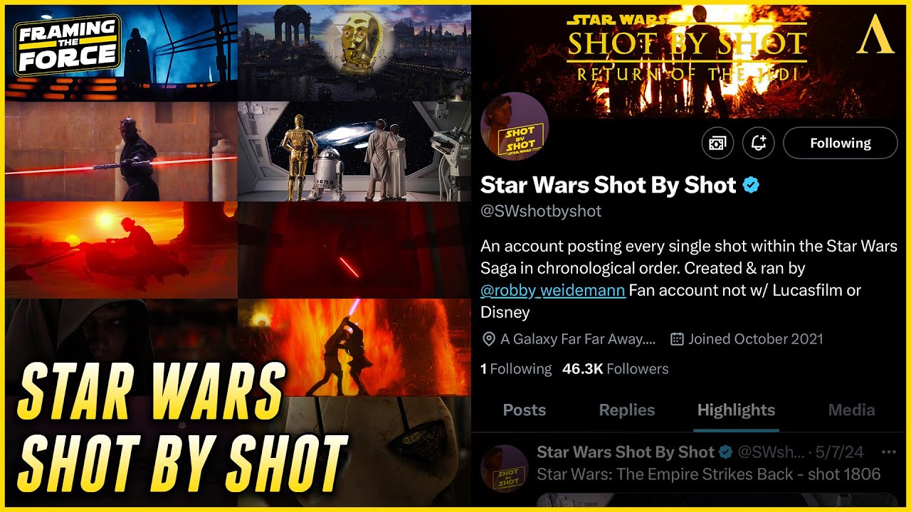 Star Getting Shot Inside Star Wars Shot by Shot | Framing the Force Episode #15 | The ...