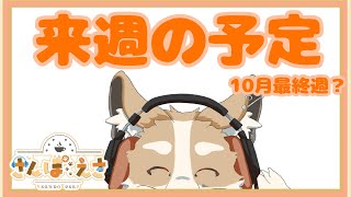 【雑談】来週の予定！2023/10/30~【#新人Vtuber #さんぽらいぶ】