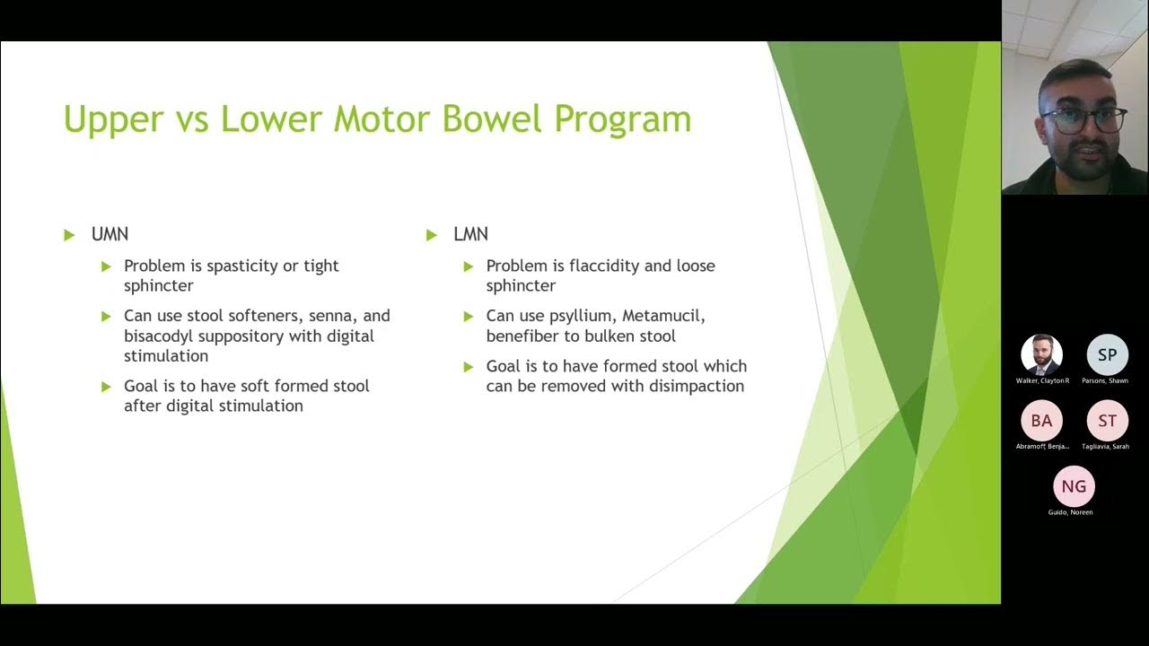 Neurogenic bowel and bowel programs after spinal cord injury youtube