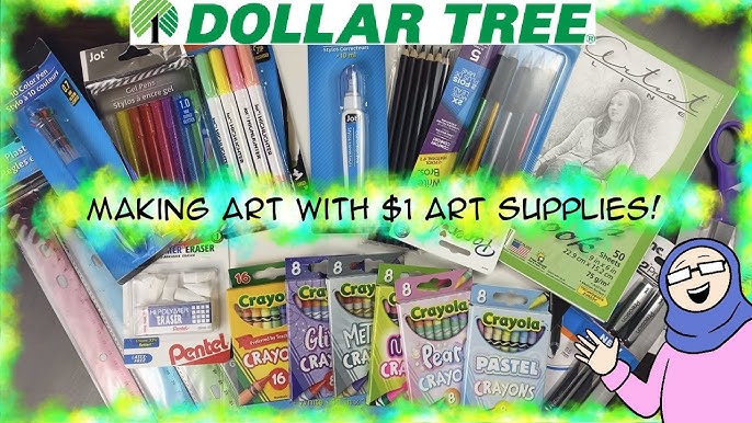 Testing DOLLAR TREE Art Supplies! - Are They Good? 