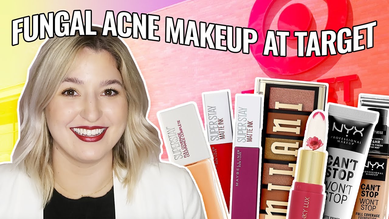 Best FUNGAL ACNE SAFE MAKEUP at TARGET 2020 Foundation, Concealer, Bronzer, Lipstick + More