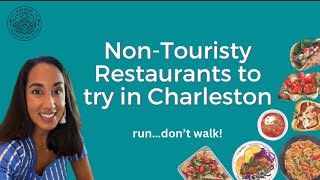 Dine like a local in CHS! NonTouristy Charleston Restaurants You Must Try!