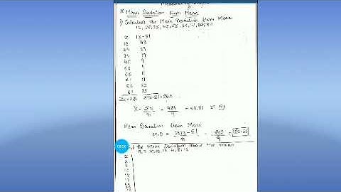 mean deviation from Median