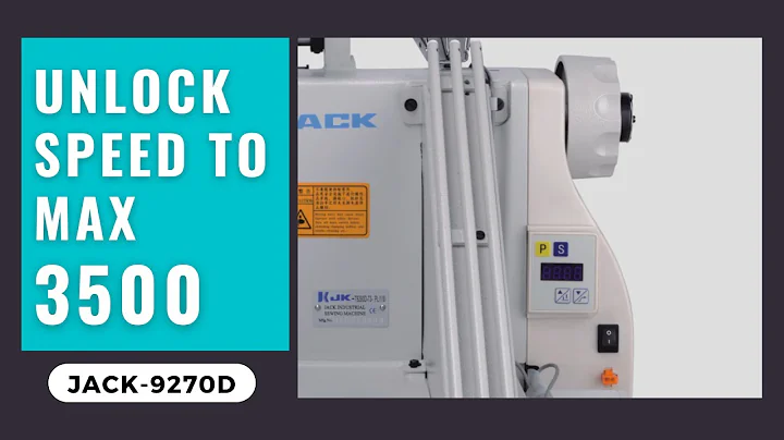 How to unlock JACK 9270D Direct Drive Feed-off-the-arm's speed to maximum. 3500 S.P.M