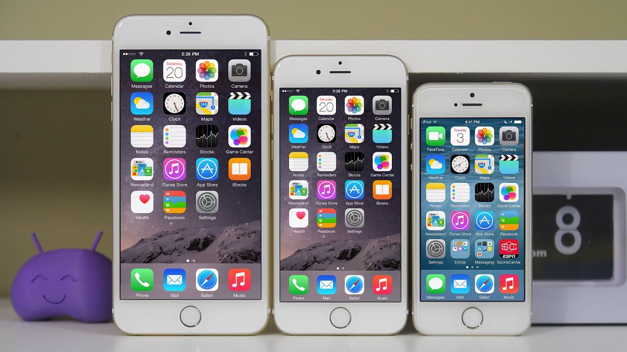 Apple iPhone 6, iPhone 6 Plus и iPhone 5s - Полное сравнение