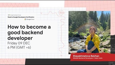 How to become a backend developer