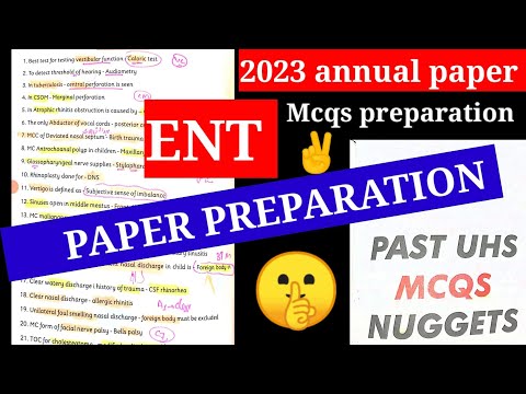 ENT PAPER 2023.