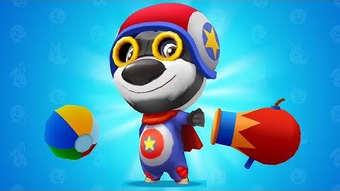 Talking Tom Splash Force Danger Hank unlocked vs Roy Raccoon Gameplay Android ios