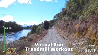 Virtual Run | Virtual Running Videos Treadmill Workout Scenery | Forest and River Run, Te Anau,