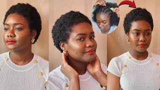 Trendy Tiktok Low Cut Crochet Hairstyle Using Afro Kinky Hair|Fake Low Cut