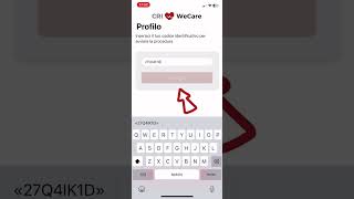 CRI WeCare - Inizio nuova sessione su iOS screenshot 5