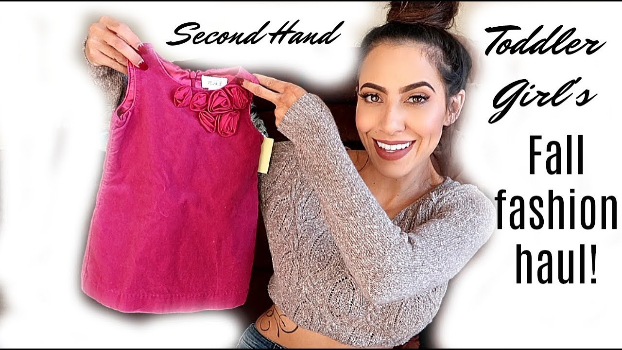 SECOND HAND TODDLER FALL FASHION HAUL! | TODDLER GIRL'S CLOTHING HAUL 2018| Children's Orchard