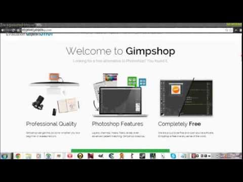 how to download and use Gimpshop