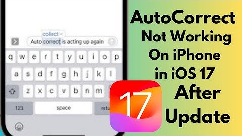 How To Fix Autocorrect Not Working On iPhone After iOS 17 update (2023)