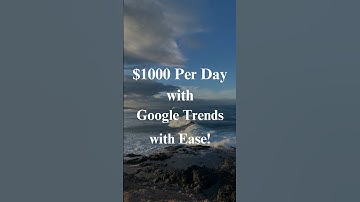 Earn $1000 Per Day with Google Trends 🔥| Work From Home Best Earning Method Job | #google #shorts