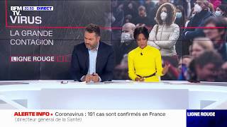 Bfmtv Début De Ligne Rouge Avec Aurélie Ce Et Bruce Toussaint - 2 Mars 2020