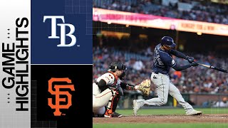 Rays vs. Giants Game Highlights (8\/14\/23) | MLB Highlights