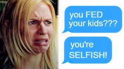 r/Choosingbeggars "You FED Your Kids??? You're SELFISH!" Funny Reddit Posts 
