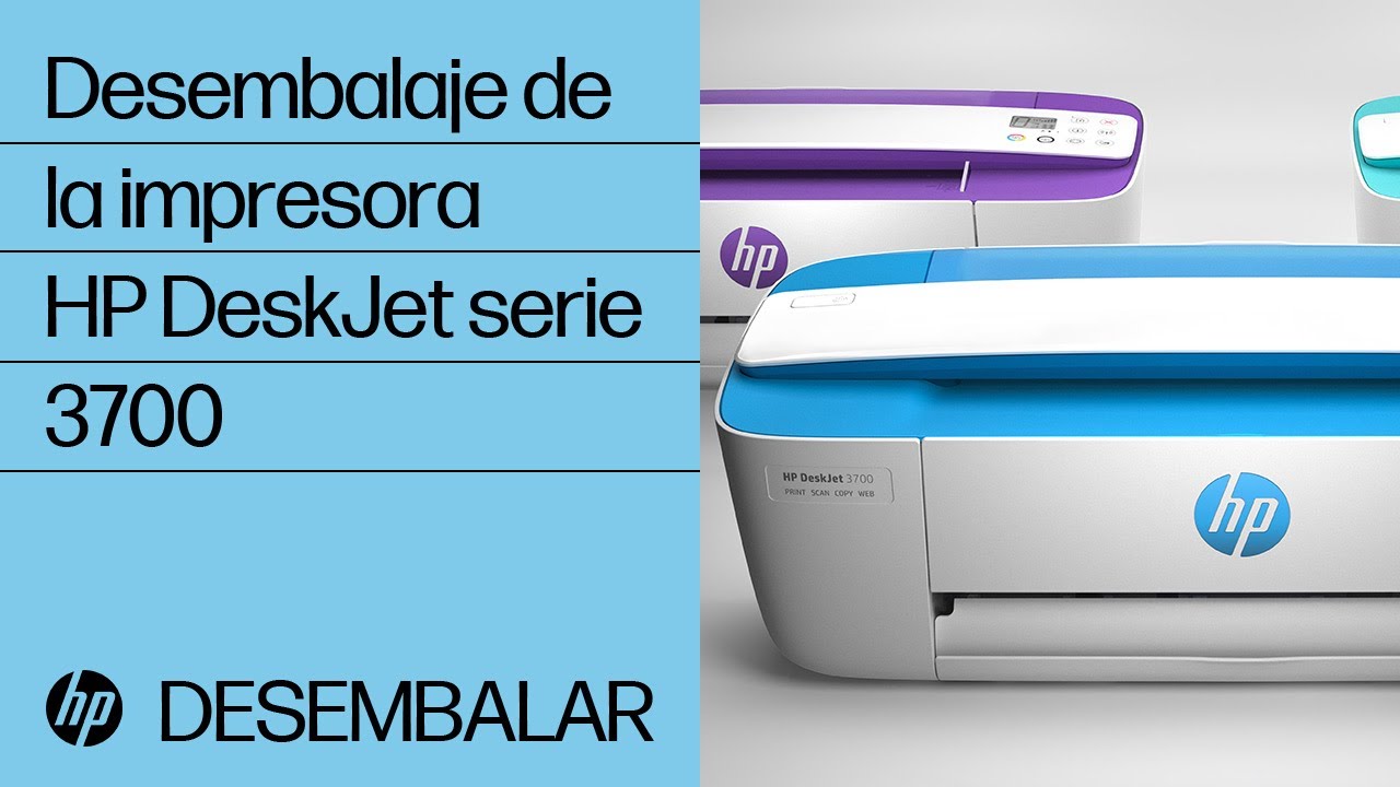Impresora Todo-en-Uno HP serie Deskjet 3700 : configuración | Soporte de HP®