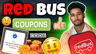 RedBus Coupon Code Today 🚌🔥 Flat Huge Discount on Bus Ticket Booking | Latest RedBus Offers Today 💥