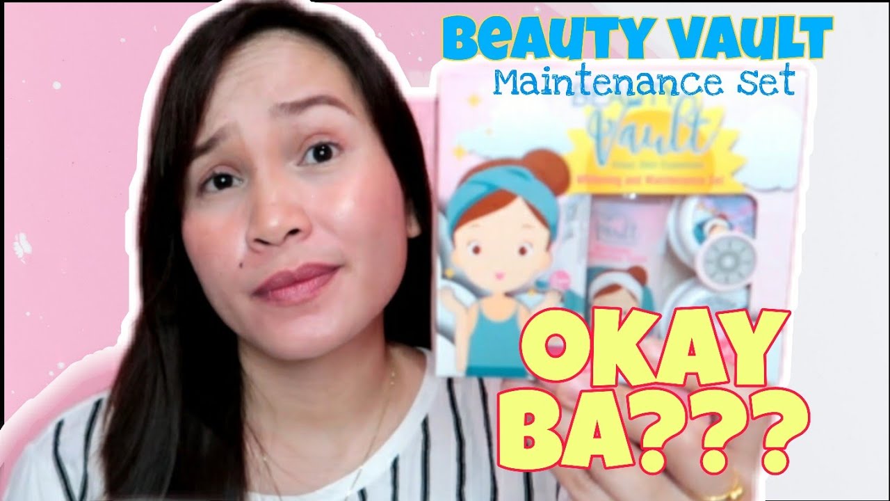 Beauty Vault Whitening Maintenance Set Review celine aguilar YouTube