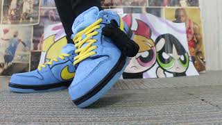 The Powerpuff Girls x Nike SB DunkLow “Bubbles”on Feet Show