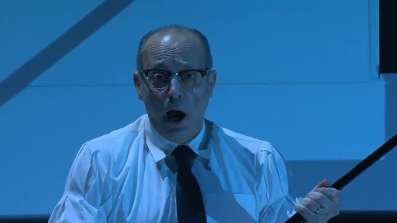 Possente Spirto (Monteverdi) sung by Mark Milhofer in "I Grotteschi". La Monnaie Brussels April 2025