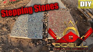 DIY Custom Concrete Stepping Stones.