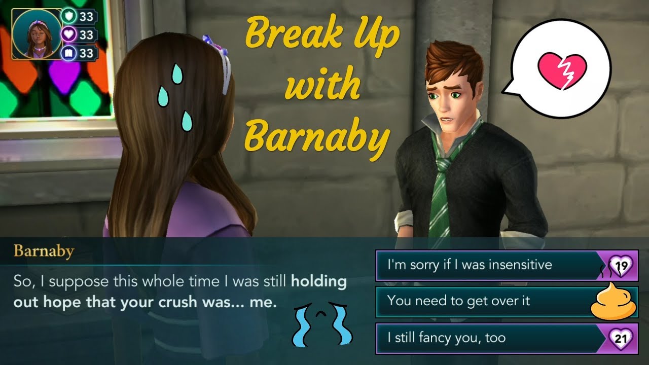 First Date Break Up With Barnaby Harry Potter Hogwarts Mystery