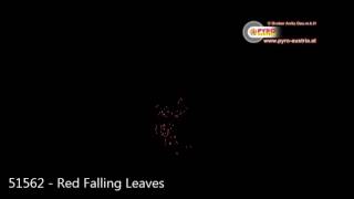 Pyro Austria - 51562 - 4" Red Falling Leaves