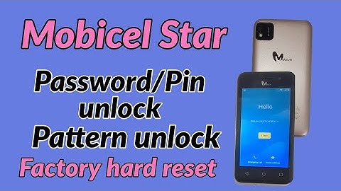 Mobicel Star Password Pin Pattern unlock.Factory hard reset Mobicel Start