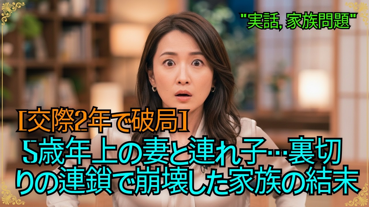 [結婚6年] 完璧な夫を裏切った妻の暴言...子供の心を壊した結末