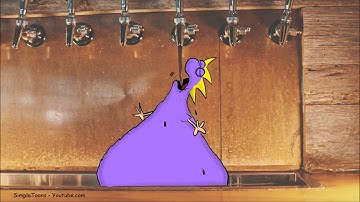 Tap Monster!!  Hand drawn animation in Blender 2D