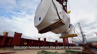 Installation of a new open-cycle gas turbine at Poolbeg Energy Hub
