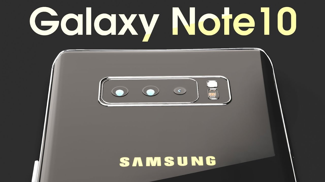 Samsung Galaxy Note 10 Введение Концепция дизайна - iPhone XS Killer