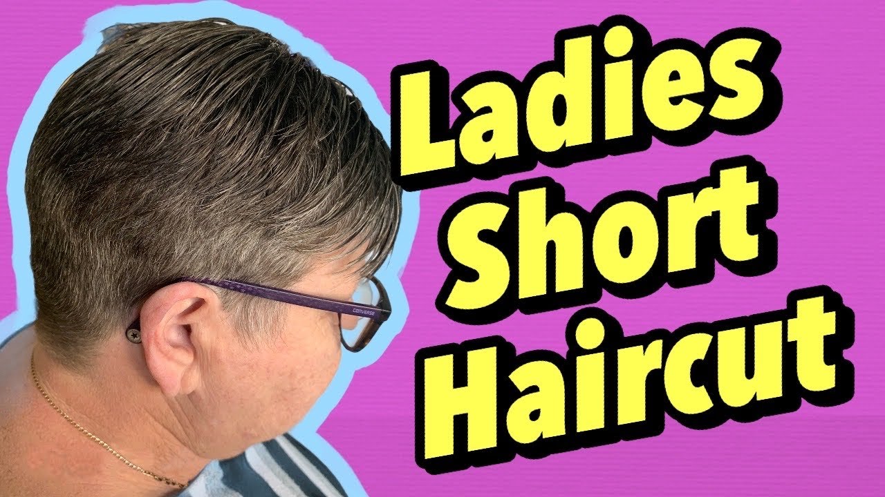 EASY LADIES SHORT HAIRCUT YouTube