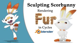SculptingScorbunny - Render fur in Cycles @JamieDunbar