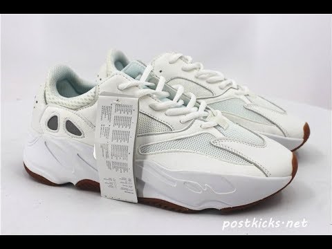 white gum yeezy 700