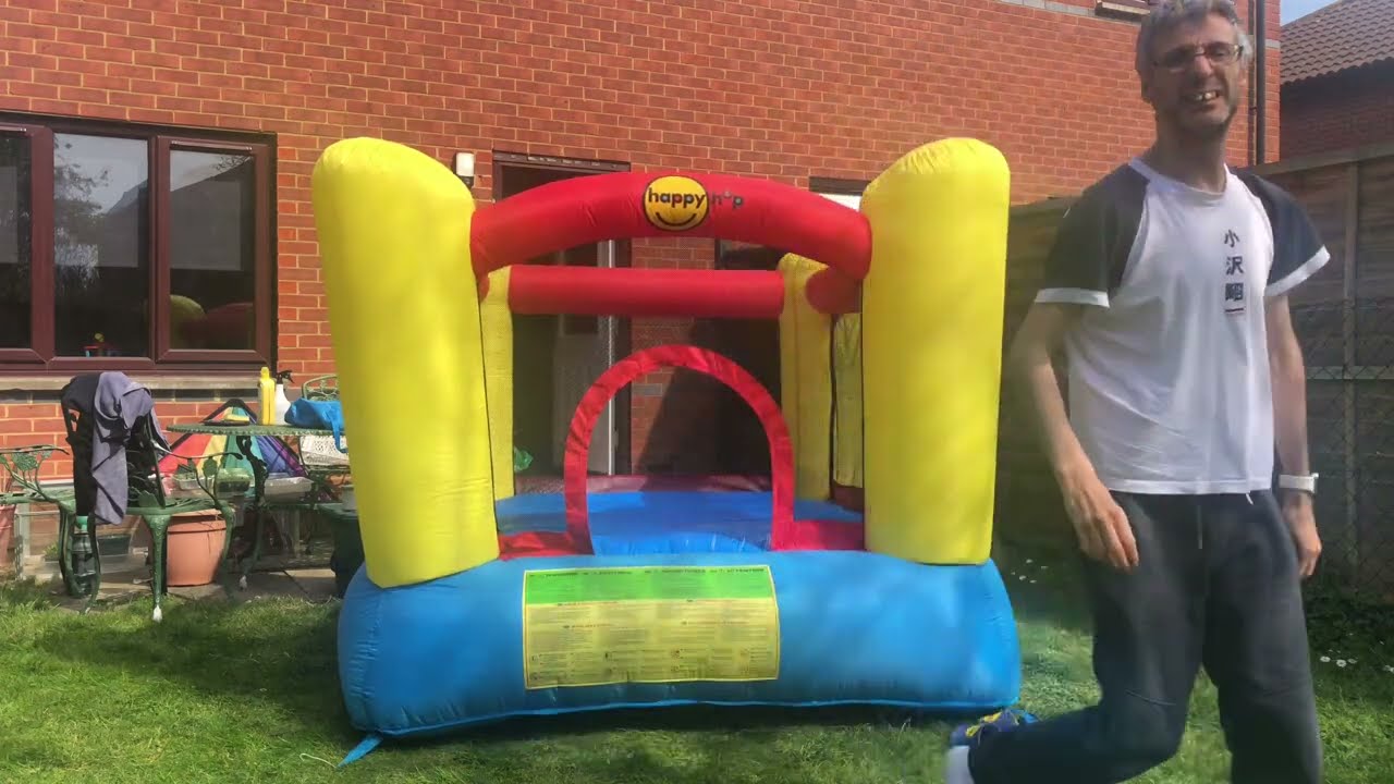 Paul's First Test Run On His Happy Hop Bouncy Castle Outside Subscriber Requested Video 4th April 25