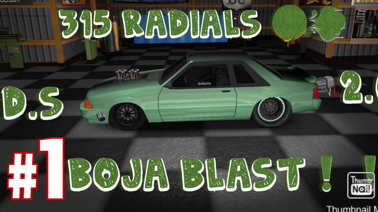 Doorslammer 2.0 Mustang 315 Radial Tune 1/8 mile !!