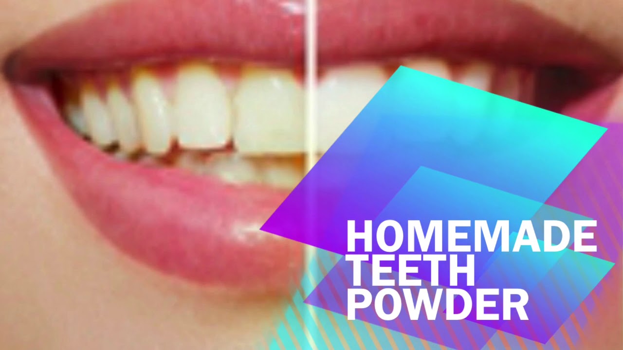 The secret to White teeth Naturally at home 100 pure homemade teeth