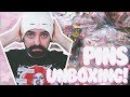 PINS UNBOXING | Unpacking a new order of 650 Enamel Pins!