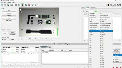 Vision camera VISOR® Resultaatverwerking HOWTO 4 - Match-tekenreeksen - SensoPart