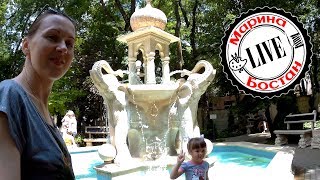 vlog КАБАРДИНКА / Старый парк / ЦЕНЫ / Обзор пляжа - набережной - кафе Чайка