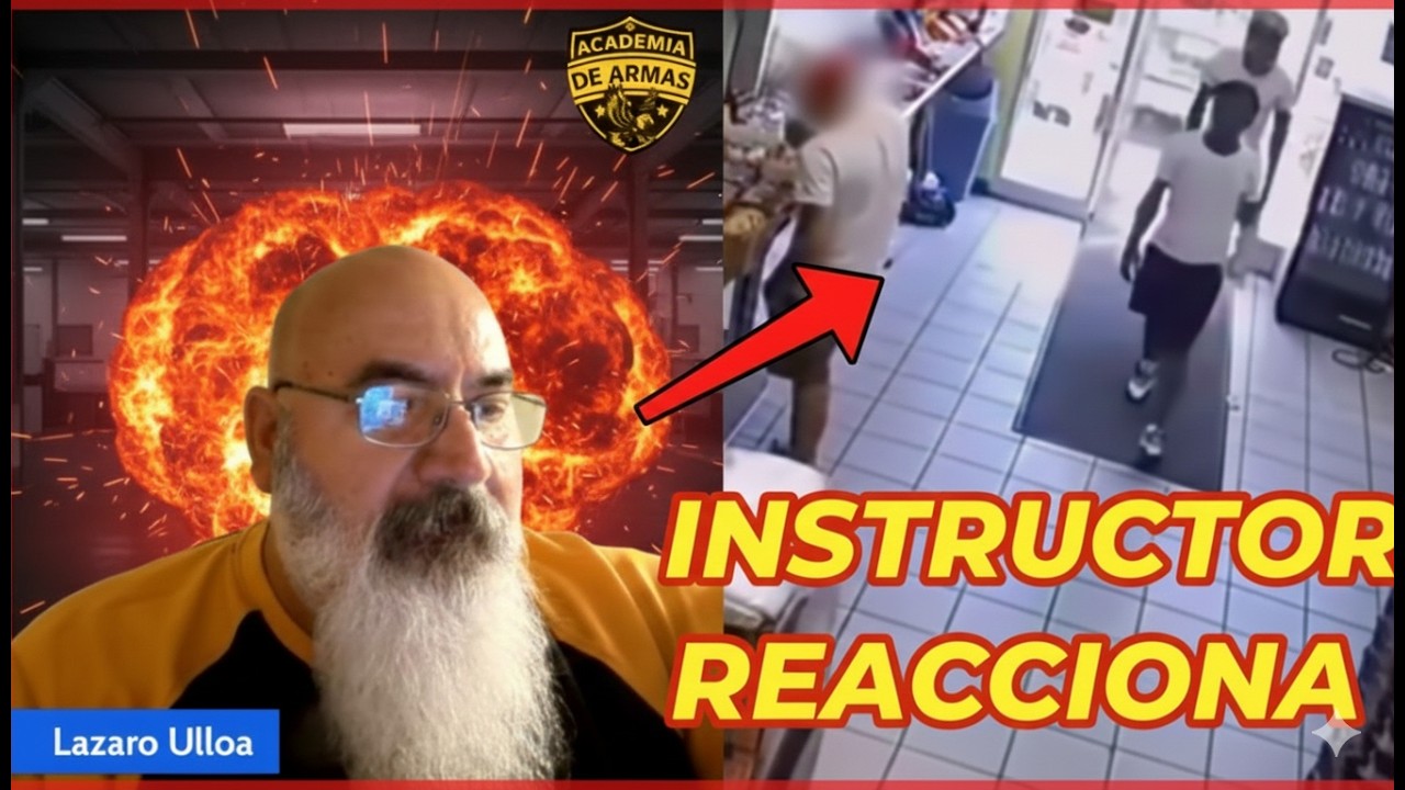 OPEN CARRY, le roban el arma. INSTRUCTOR REACCIONA