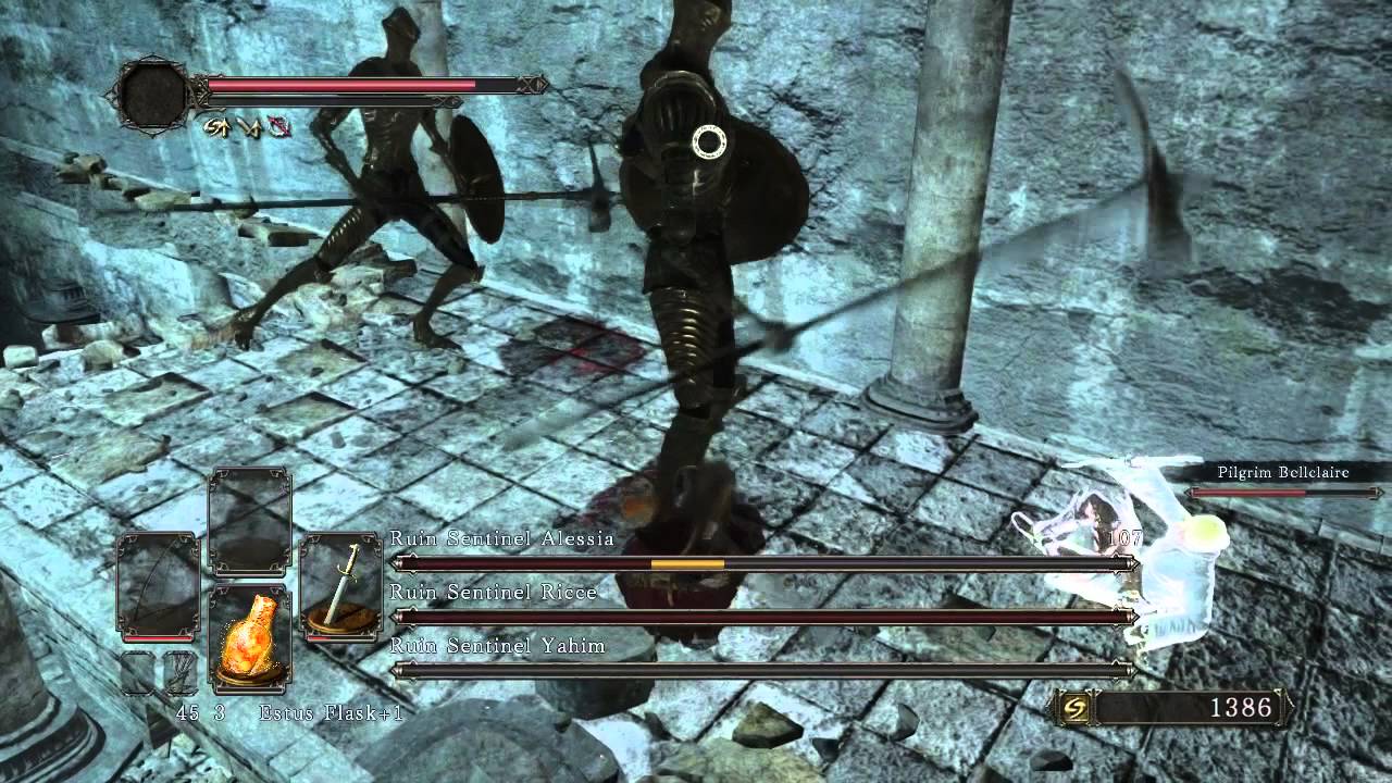 Dark Souls 2: Ruin Sentinels Boss Fight - YouTube