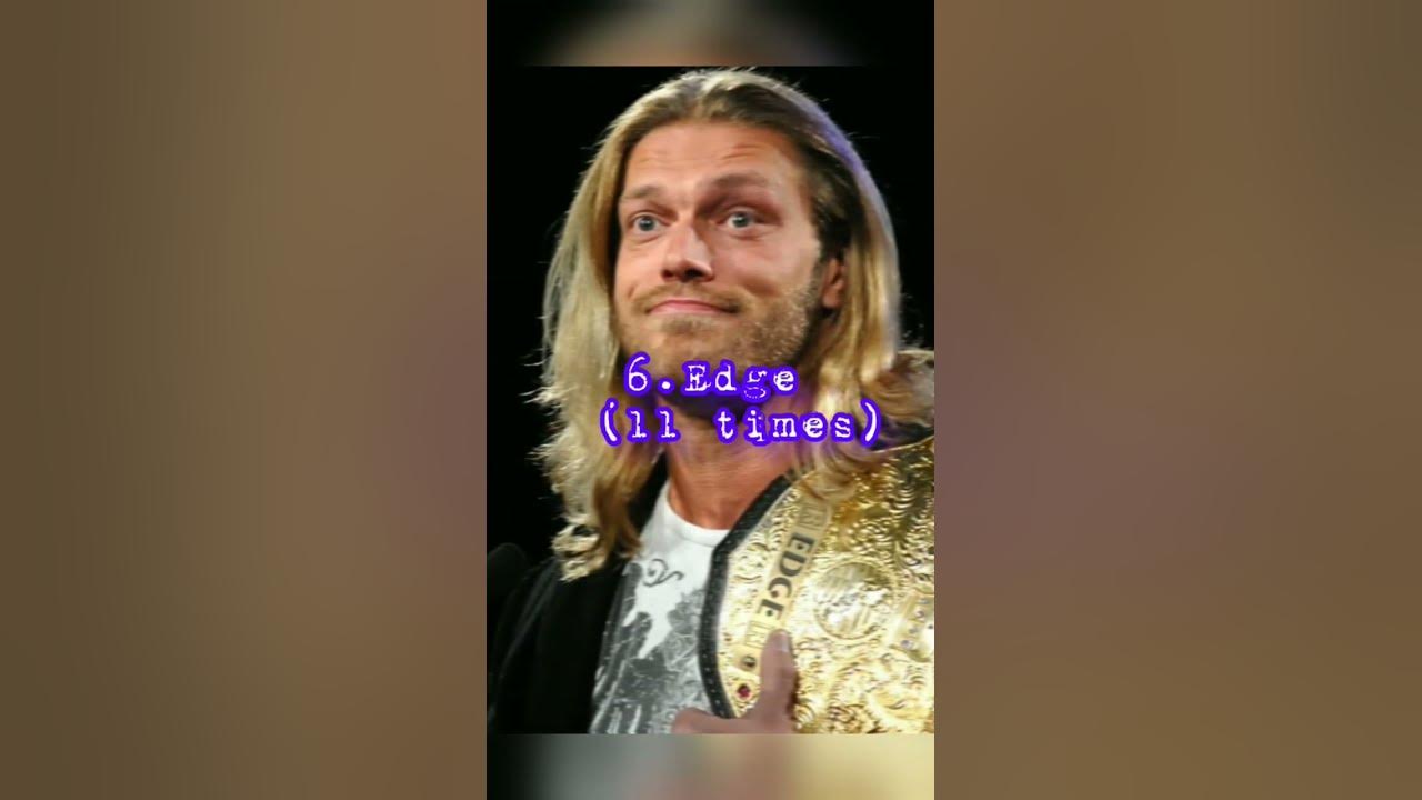 Top 10 WWE wrestlers with most world champion. YouTube