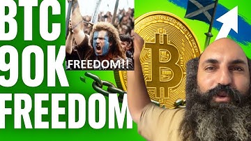 BITCOIN BREAKING ABOVE $90,000!!! FREEEEDOMMMMM !!!!!!
