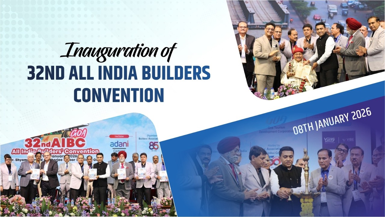 LIVE: Inauguration of 32nd All India Builders Convention