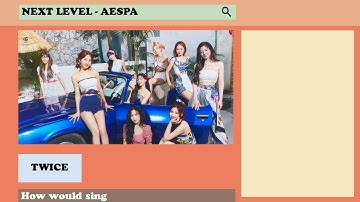 How would TWICE sing "Next level" of AESPA | ENG/HUNGEUL/ROMANJI SUB